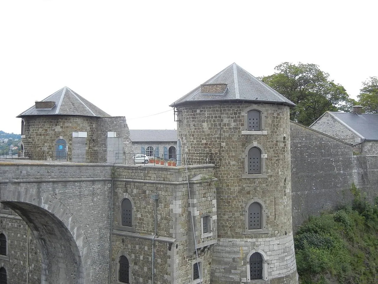 Die mittelalterlichen Tortürme auf dem Weg zur Citadelle